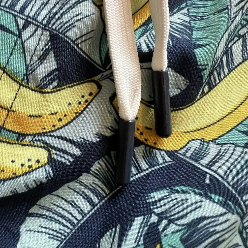 Banana Swim Trunks Men's‎ Size XL Banana All Over Beach Pool Lined Inseam 7”